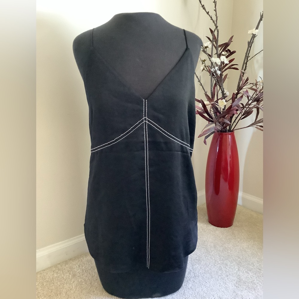 Express Tank Top w/ white thread detailing